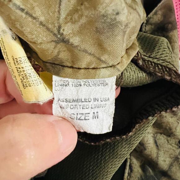 Vintage Scent Lok Camo Full Zip Jacket Embroidered Logo Medium - Picture 7 of 8